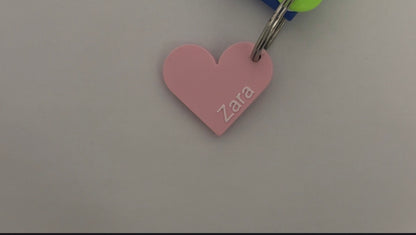 Hjärta  med Text (Två ólika färger)