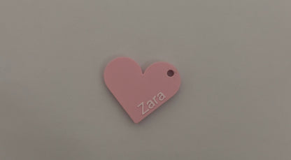 Hjärta  med Text (Två ólika färger)