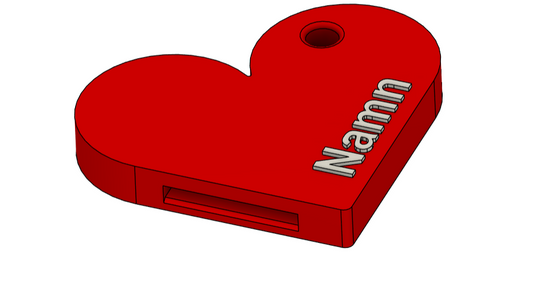 Hjärta Text (Olika Färger)